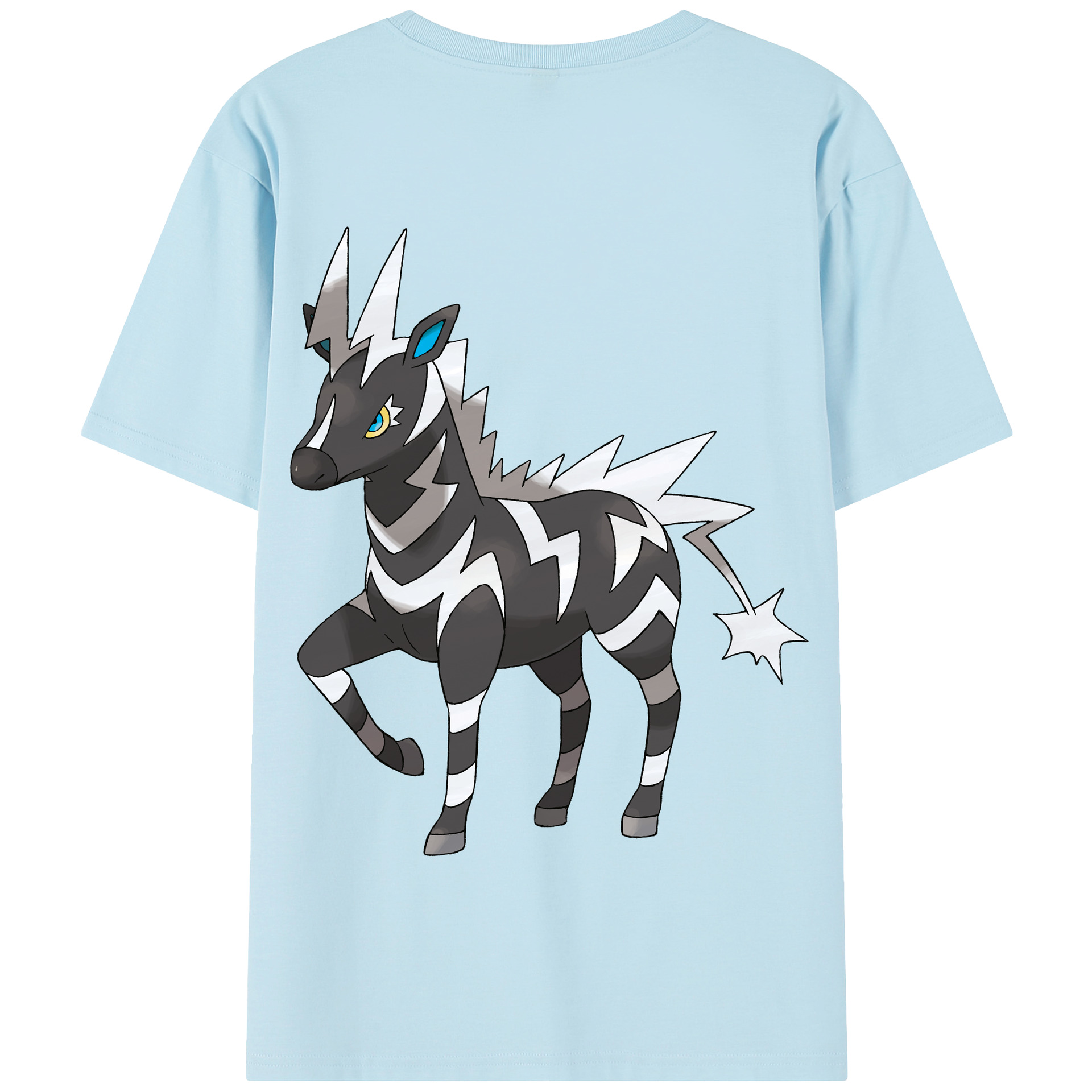 （画像用） ポケットモンスター Pokémon 綿100％半袖Tシャツ（背面プリント）
